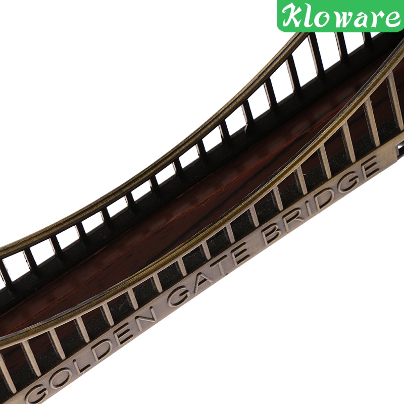 Architecture Metal 7&quot; Golden Gate Bridge Model Replica Travel Souvenir Decor