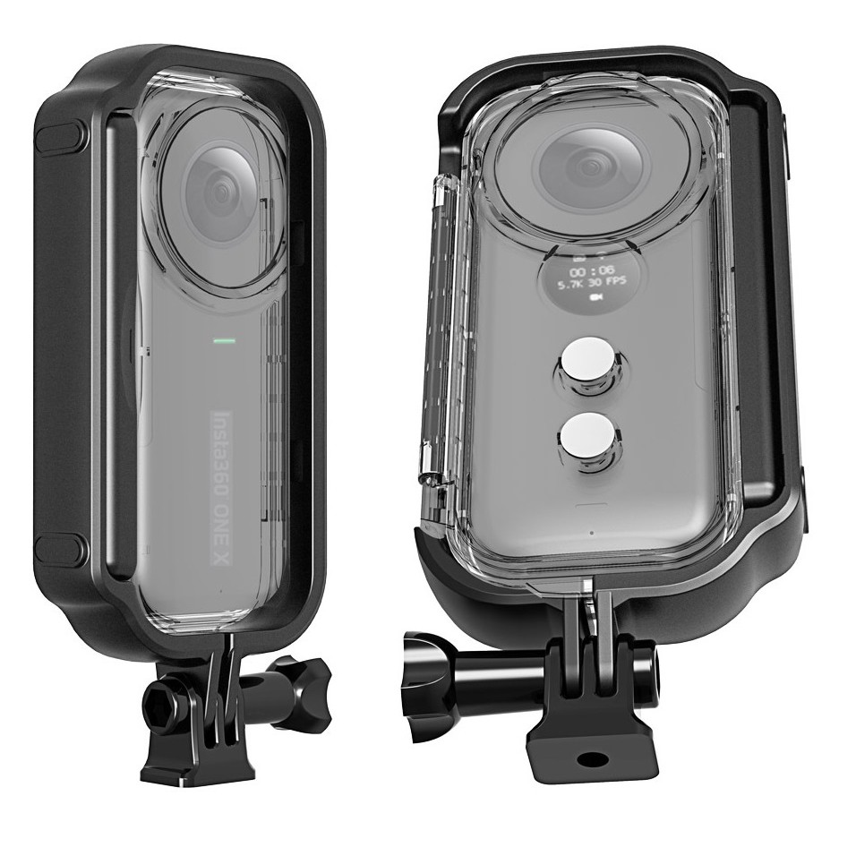 Vỏ case bảo vệ lặn chống nước sâu 30m IP68 cho insta360 onex one X Chống va đập trầy xước bảo vệ camera insta360 OneX