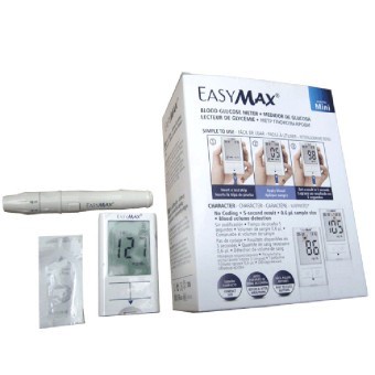 ✅ [TRỌN BỘ] Máy Đo Đường Huyết- EasyMax Mini (Easy Max) (Kèm 25 Que Thử, Kim, Cồn) -VT0763 | Y Tế Vạn Thành