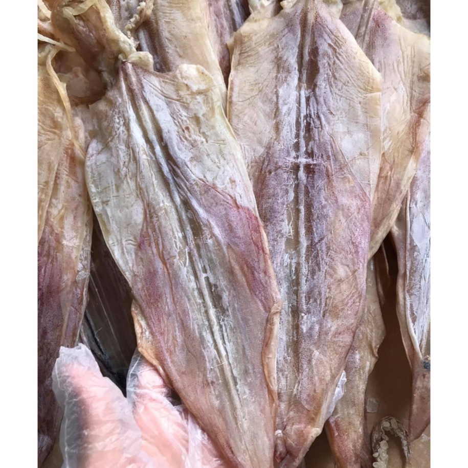 Mực Khô Câu Tay Size 12-15 Con/kg Dày Cơm Mềm Ngọt Tự Nhiên Không Cán Ép - Lẻ 1 Con