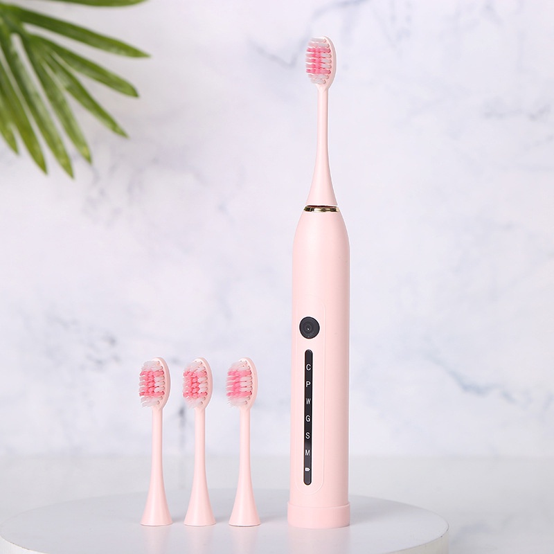 Bàn chải điện Sonic X7 bản nâng cấp - Bàn chải đánh răng điện công nghệ châu Âu 6 chế độ rung - Tặng 3 đầu bàn chải