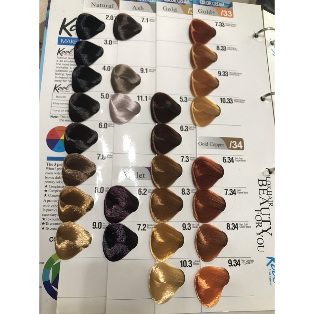 MÀU NHUỘM THỜI TRANG KOOLPRO 100ML+ TẶNG KÈM OXY