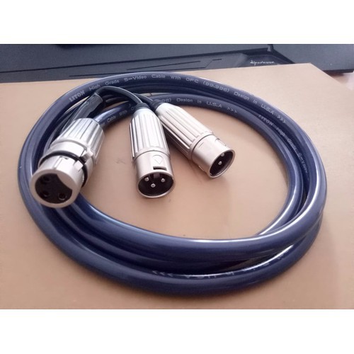 Dây 1 Canon Cái ra 2 Canon Đực Liton Tốt 80cm - Dây canon cái ra 2 canon đực