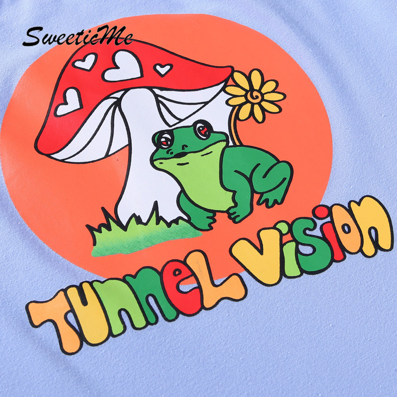 Áo Hai Dây In Họa Tiết Ếch Xinh Xắn Dành Cho Nữ 2021 | BigBuy360 - bigbuy360.vn