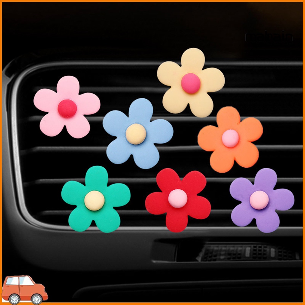 Kẹp Khuếch Tán Hương Thơm Gắn Điều Hòa Xe Hơi Hình Hoa Bằng Nhựa