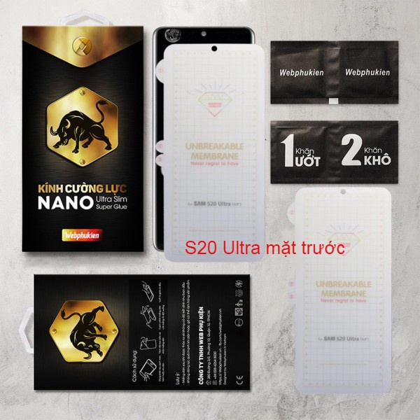 Miếng dán PPF TPU cho Samsung S20 Plus/S21 Plus/S21 Ultra/S20/S20 Ultra/S10 Plus/S10 Lite/Note 10 Lite/S105G/S10 5G/S10
