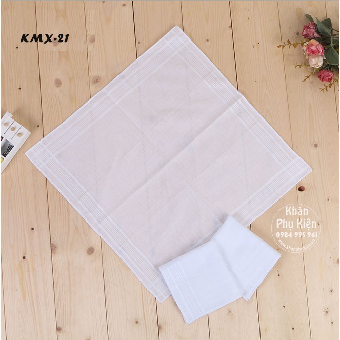 Khăn Tay Nam Trắng