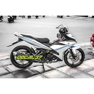 Tem Trùm Exciter 150 Bạc Light xanh