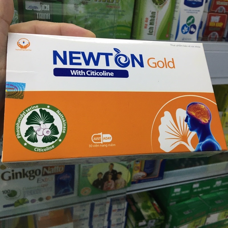 Bổ não Newton Gold, Tăng cường tuần hoàn não, Tăng cường trí nhớ giảm đau đầu bổ huyết dưỡng não