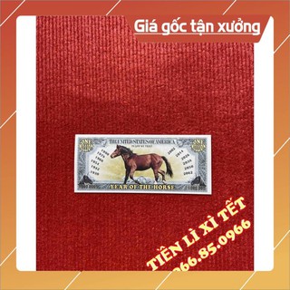 Tờ 1 triệu USD Lưu niệm có hình con Ngọ (ngựa) trong 12 con giáp
