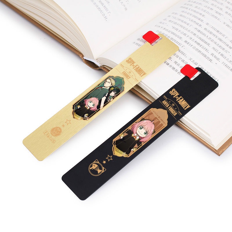 Bookmark Anime Bằng Kim Loại Phong Cách Mới 2022 SPY House SPY x FAMILY Đánh Dấu Trang Sách Hình Anime Merchandise Arnia