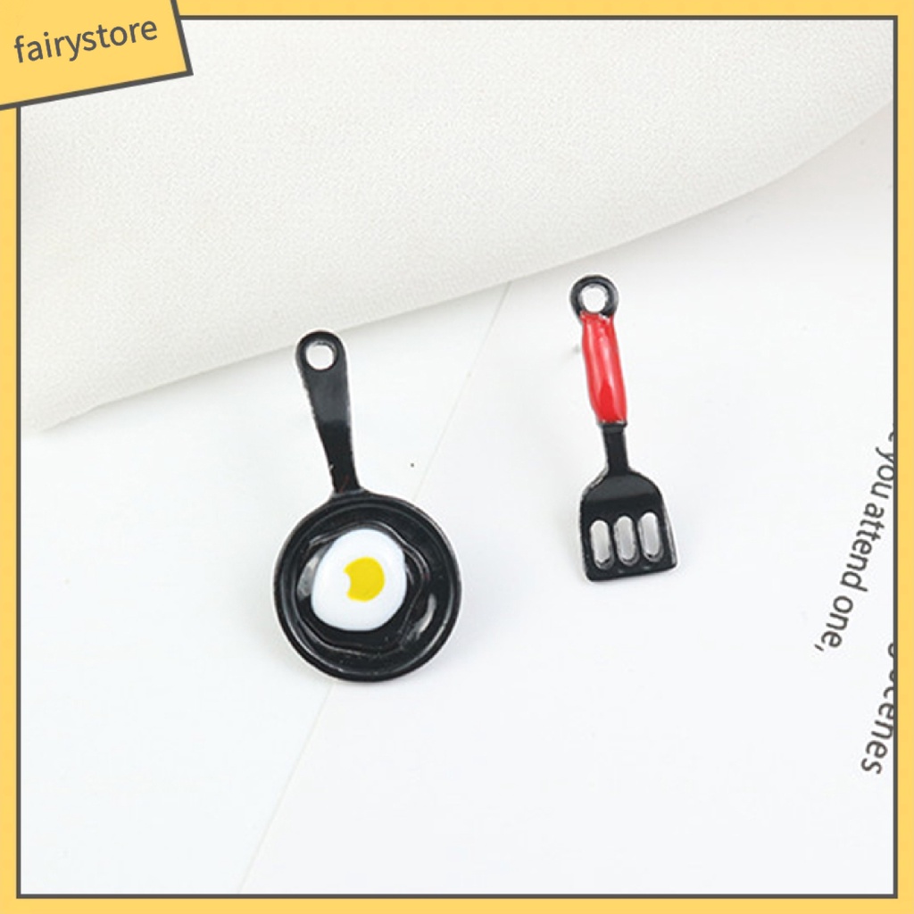 Khuyên Tai Nữ Hình Chảo Chiên Trứng Ốp La Độc Đáo