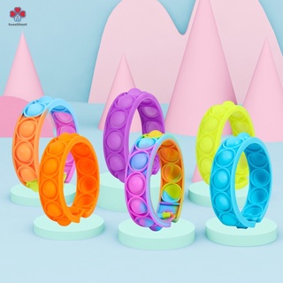 Vòng đeo tay có bong bóng bóp giải tỏa áp lực căng thẳng bằng silicone