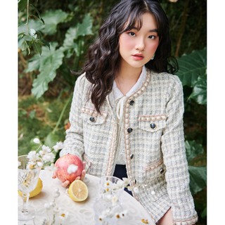 BLEUBIRD Áo khoác dạ tweed COCO TWEED JACKET