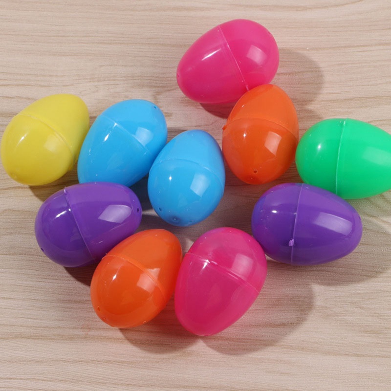 Set 12 Trứng Phục Sinh Bằng Nhựa Ốp