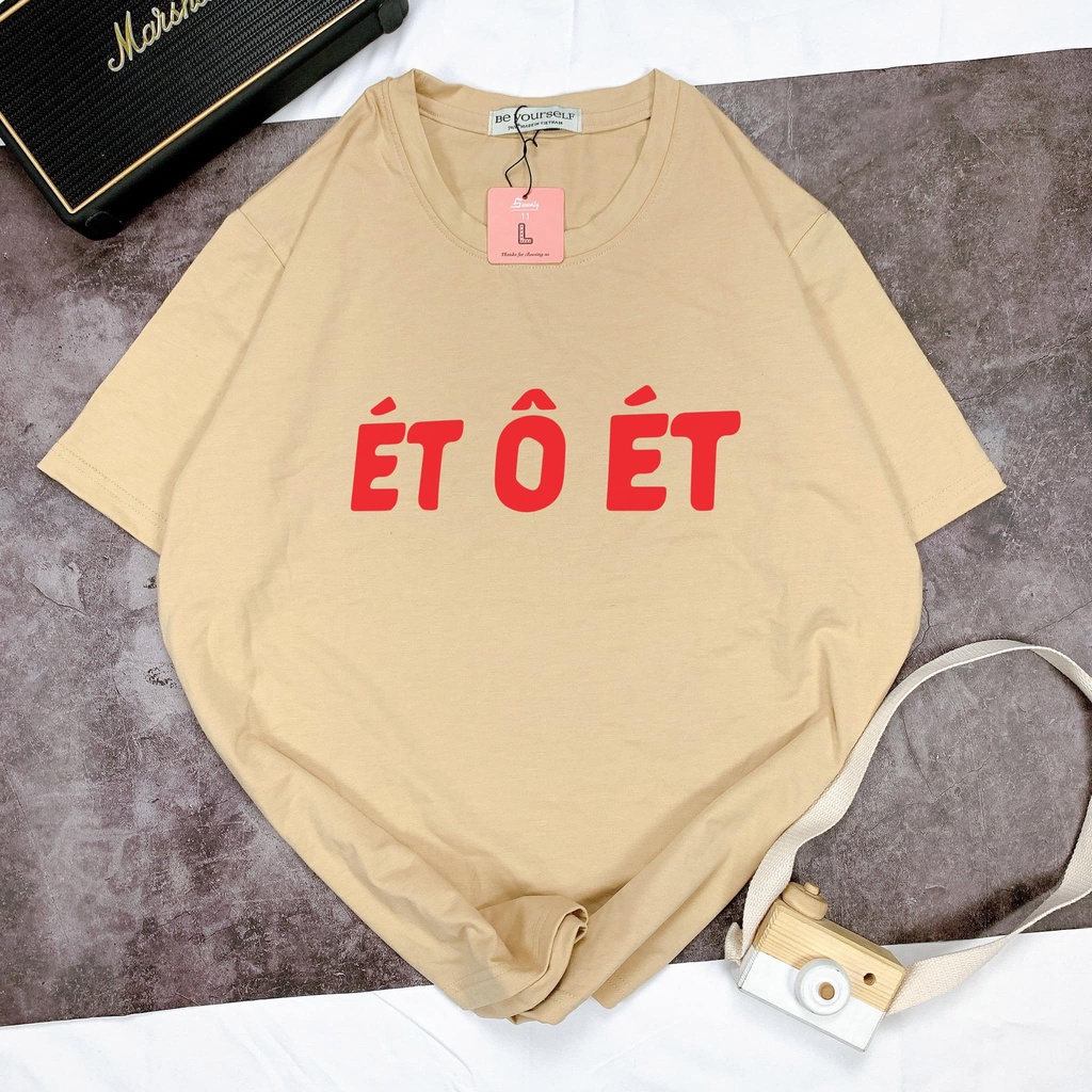 Áo thun nam nữ unisex form rộng &quot;Ét ô ét&quot; nhiều màu