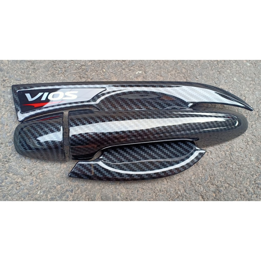 Ốp Tay Hõm Cửa Xe Vios 2019 2020 2021 Mẫu Carbon*MỚI NHẤT*