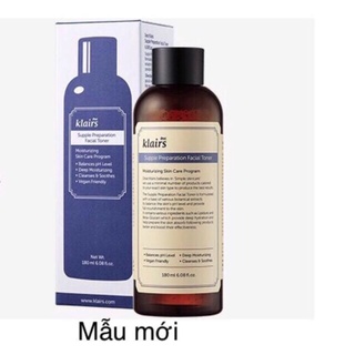 Nước Hoa Hồng Không Cồn Dưỡng Ẩm Và Làm Mềm Da Dear Klairs Supple Preparation