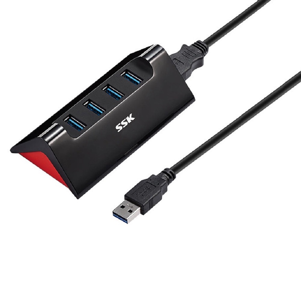 Hub USB 3.0 4 port SSK SHU 835 Chính hãng (Dây dài 1m). VI TÍNH QUỐC DUY