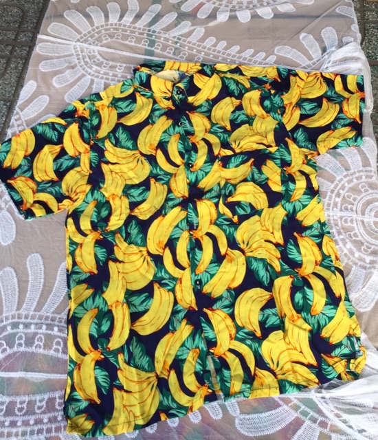 Áo Sơ Mi Chuối Nam, Quần Đùi Chuối Nam Vải Lanh Loại I Đủ Size Từ 55-115kg - Lucky Girl shop