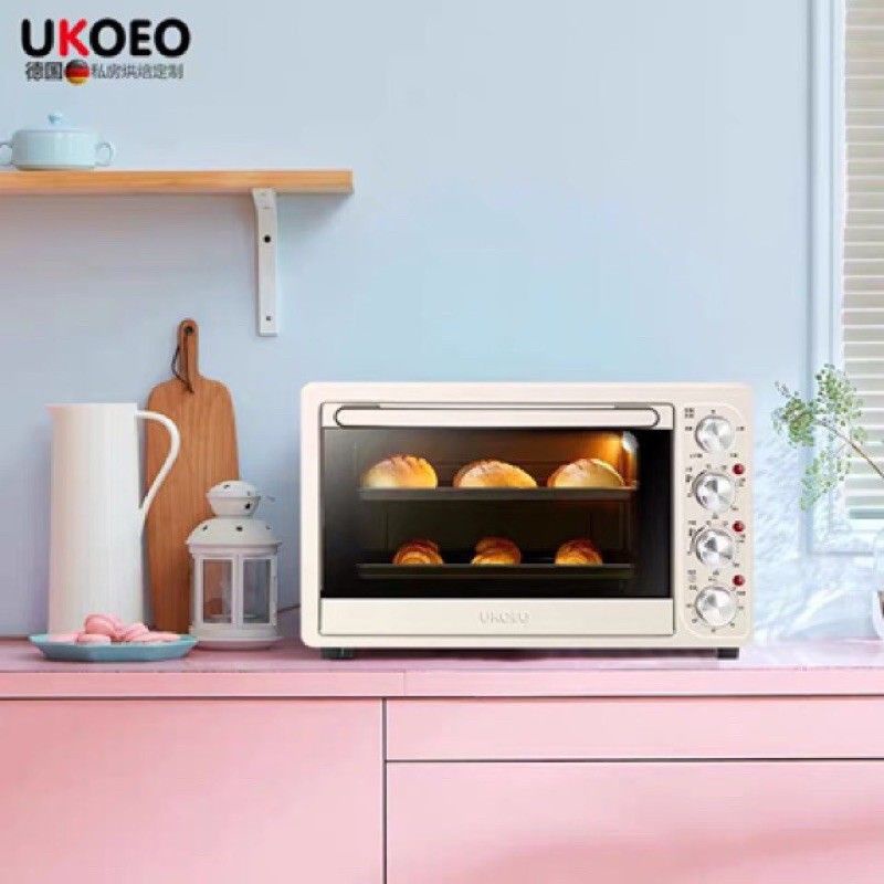 Lò nướng Ukoeo Dung tích 32l hàng, Lò nướng gia đình, nướng bánh, nướng gà - Hàng chính hãng - Bảo hành 12 tháng
