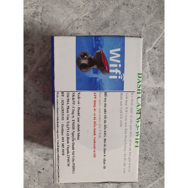 Cam hành trình Dash Cam W3 - WiFi (Full HD, giá rẻ, bền, gọn ) | BigBuy360 - bigbuy360.vn