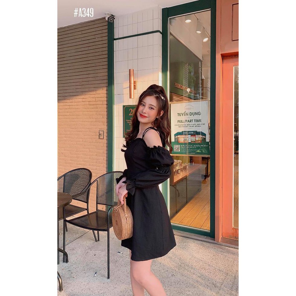 Đầm trắng trễ vai dạo phố so cute - Andar [Hàng Cao Cấp] | BigBuy360 - bigbuy360.vn