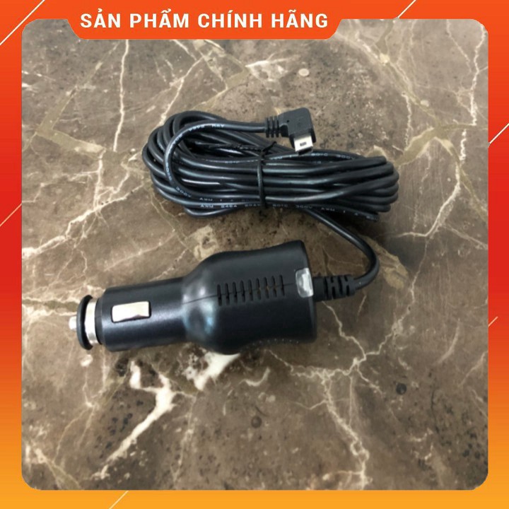 Dây nguồn dùng cho camera hành trình cắm tẩu Mini USB ô tô PS204 (Màu đen) SM