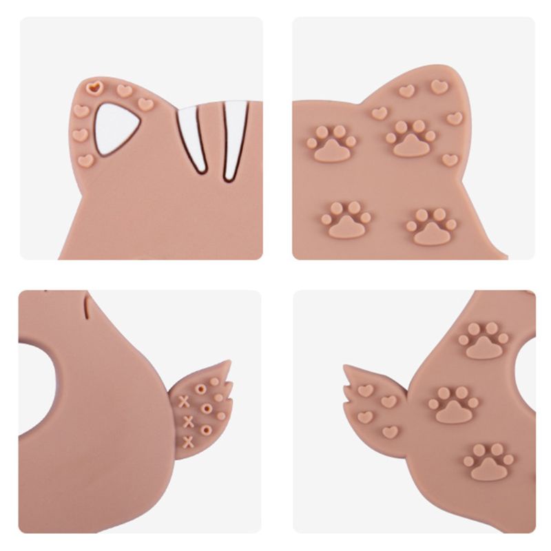 Dây Silicon Cấp Thực Phẩm Hình Hoạt Hình Gắn Xe Đẩy Em Bé Sơ Sinh Mọc Răng DIY