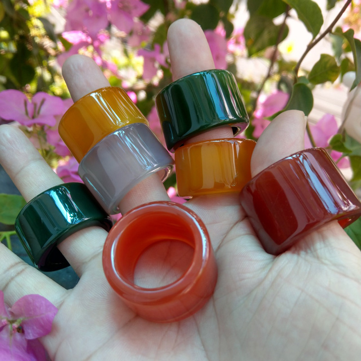 Nhẫn Đá Phỉ Thúy phong thủy cao cấp - T066