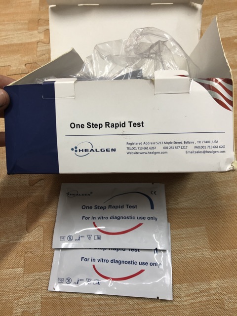 Test Xét nghiệm HIV One Step Rapid Test