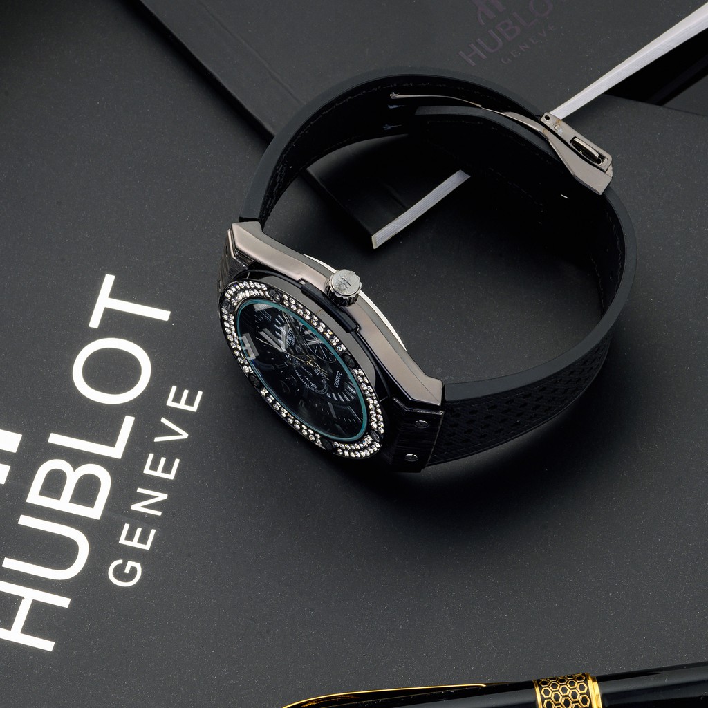 Đồng hồ nam Hublot cao cấp máy pin hộp hãng bảo hành 12 tháng DH204 - emnhung447