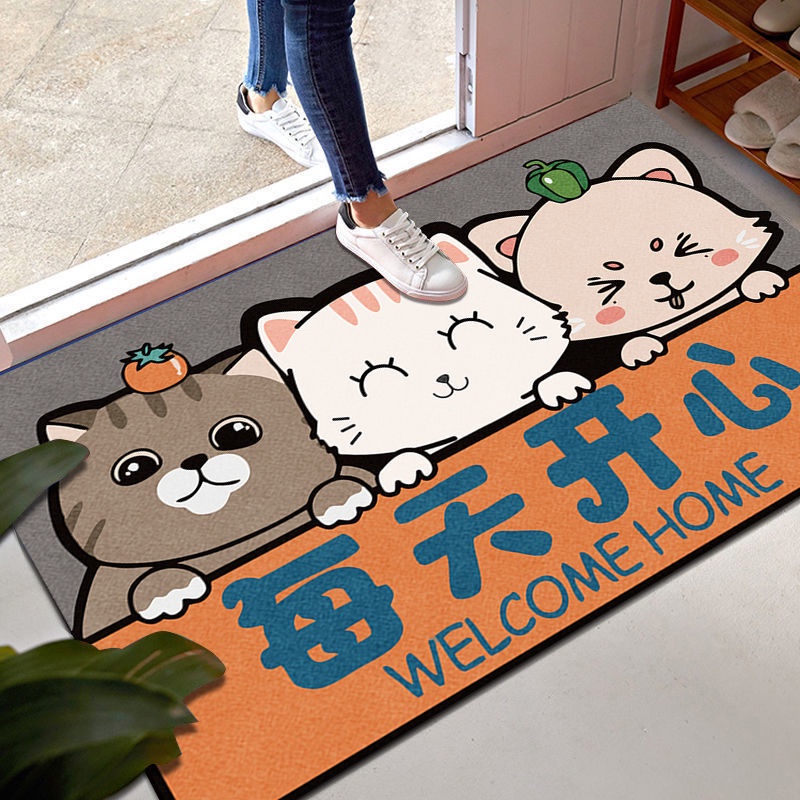 Thảm Lót Sàn Chống Trượt Họa Tiết Hoạt Hình Dễ Thương