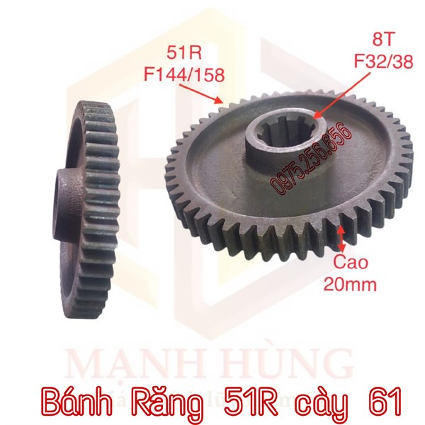 Bánh Răng 51R cày 61