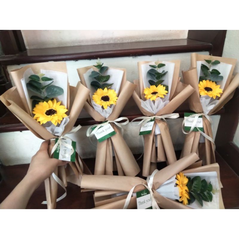 Bó hướng dương sáp thơm 1 bông tại Hà Nội