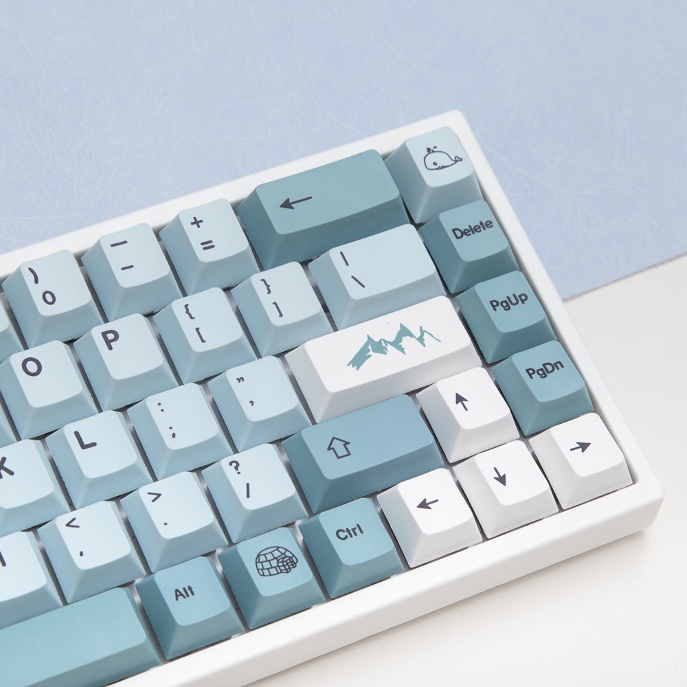 139 Phím Iceberg Keycaps Cherry Profile Nhật Bản PBT Dye Sub Bàn phím cơ học Keycap