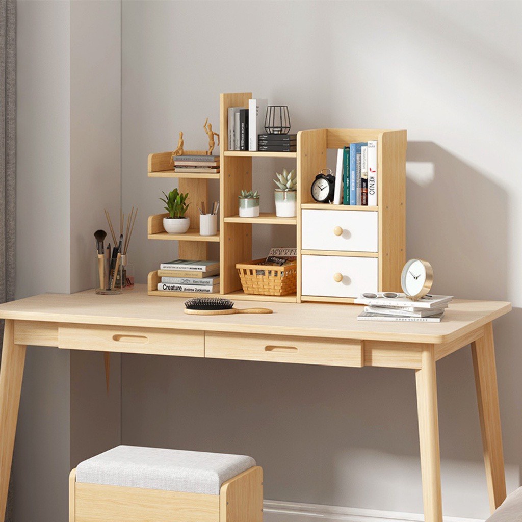 Kệ xương rồng mini kèm nhiều ngăn kéo để bàn sang trọng