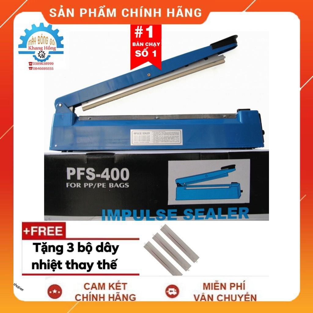 EC [HÀNG LOẠI 1] Máy Hàn miệng Túi Nilon Nhấn Tay 40cm PFS-400 BẢO HÀNH 6 THÁNG 12