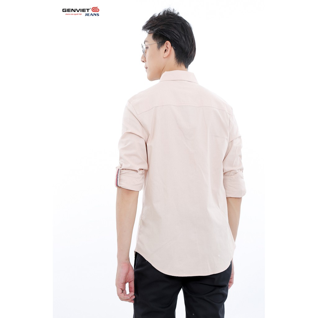Áo sơ mi dài tay nam T3121C544 GENVIET | BigBuy360 - bigbuy360.vn