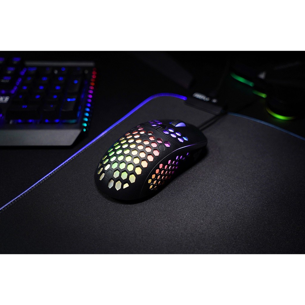 Chuột Gaming Cao Cấp FANTECH UX2 HIVE 12000DPI LED RGB 16,8 Triệu Màu 6 Phím Macro Phần Mềm Tùy Chỉnh Riêng - Chính Hãng