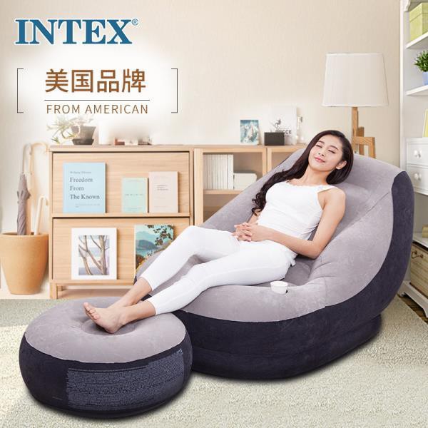 Ghế lười INTEX đơn ngả lưng ban công phòng ngủ sáng tạo sofa nhỏ giường bơm hơi