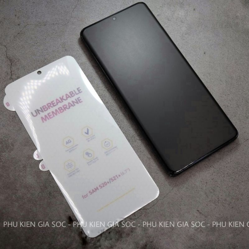 Miếng Dán PPF NHÁM Dành Cho Samsung S21/S21+/S21 Ultra - Chống Bám Vân Tay - Mặt Trước Và Sau Samsung