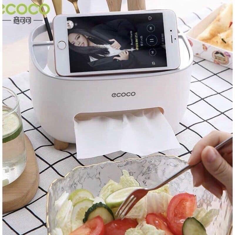 Kệ, hộp đựng giấy ăn, đồ đang năng cao cấp - Ecoco E2009