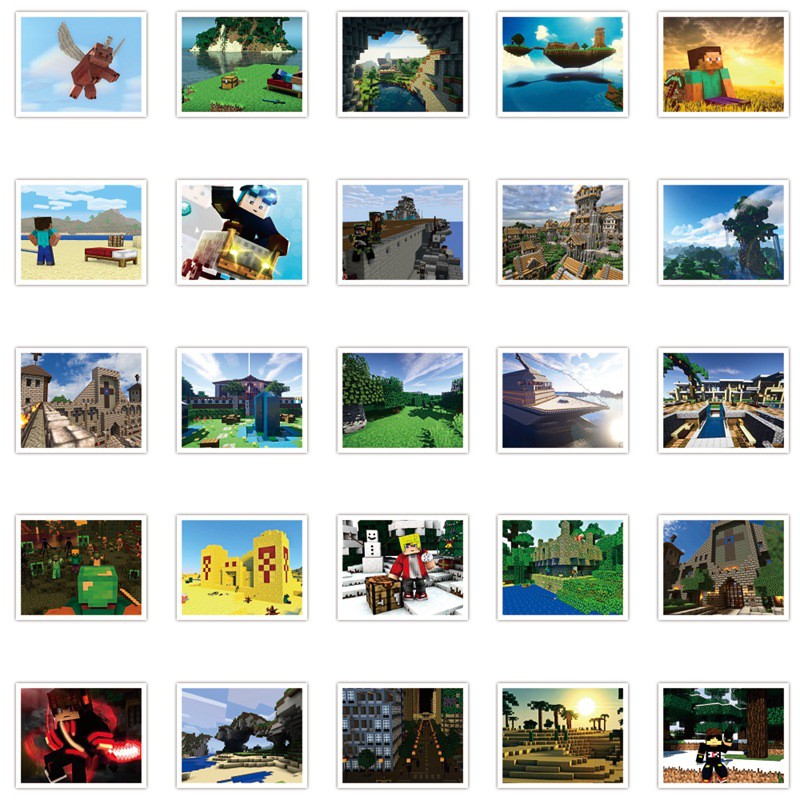 Bộ Miếng Dán Minecraft