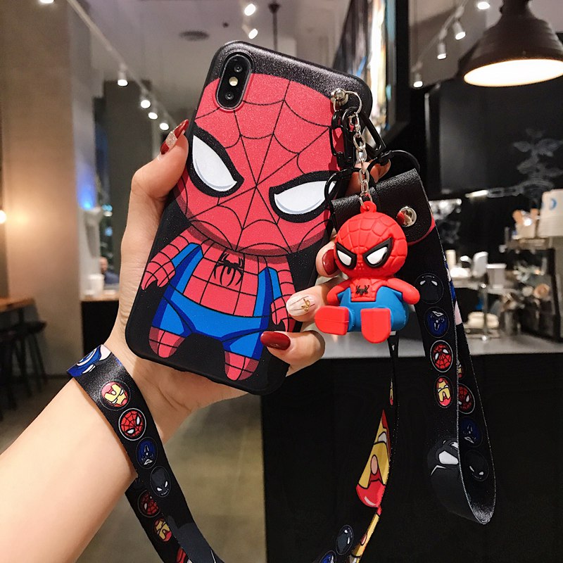 MARVEL ốp điện thoại Phong Cách Siêu Anh Hùng Cho Oppo A5 A9 2020 Realme C2 A1K F11 F9 2 Pro F7