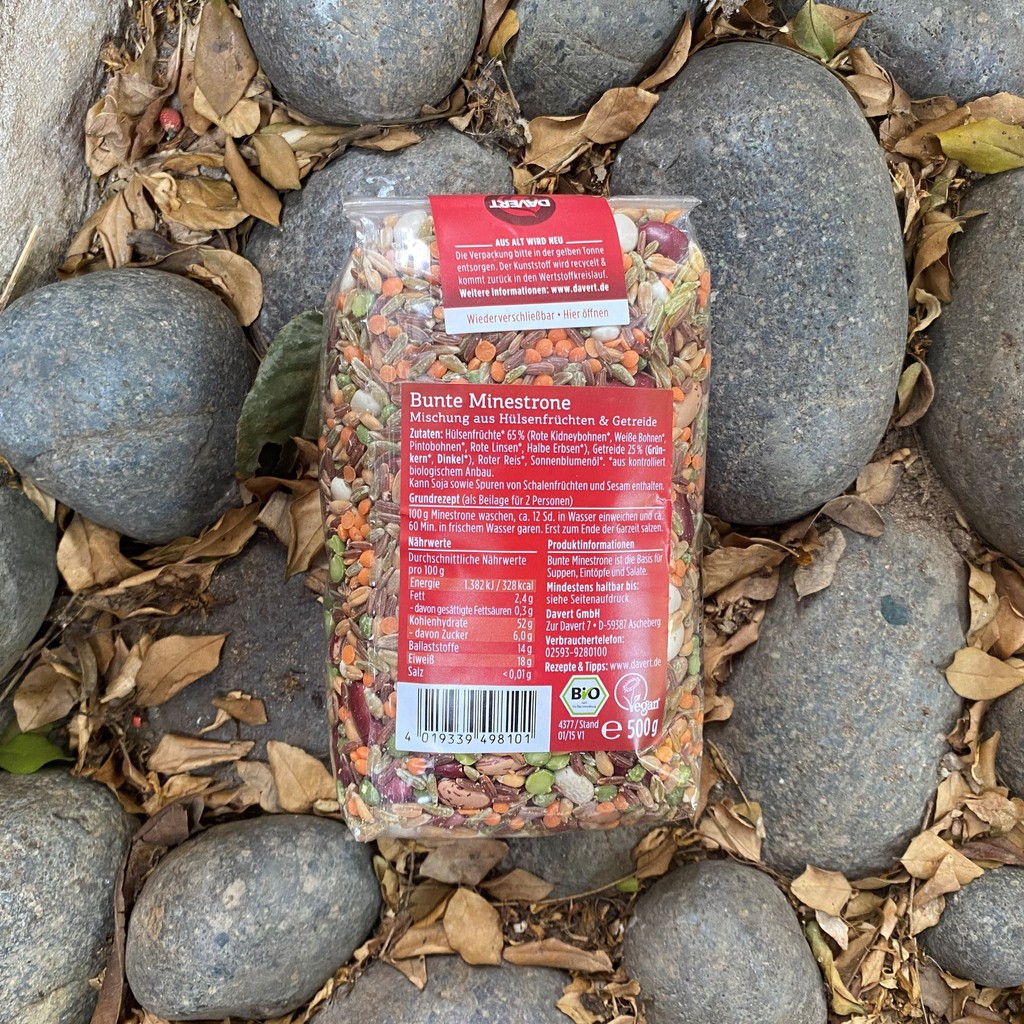 Hạt tổng hợp hữu cơ Davert 500g