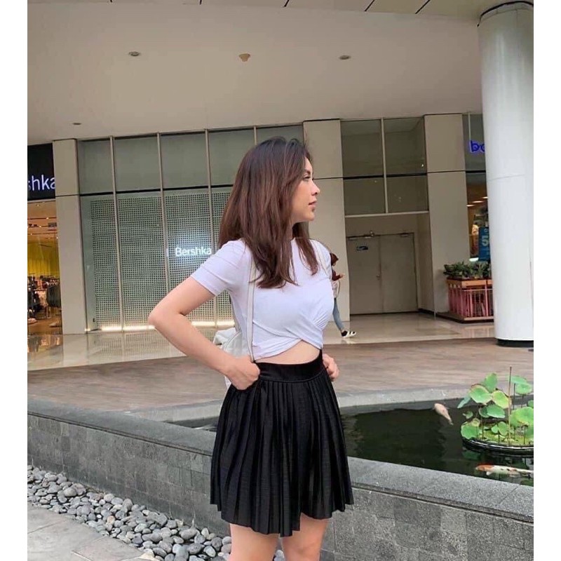 [ Mã FAMAYWA giảm 10K đơn 50K] Chân váy xếp ly ngắn hot trend