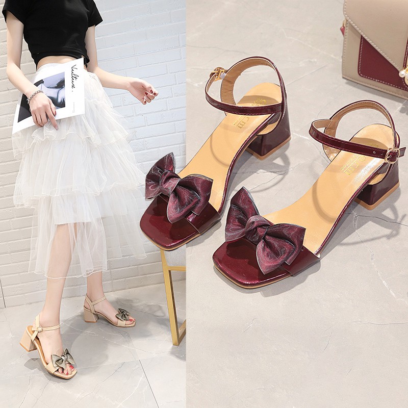 Giày Sandal Nữ Đế Dày Thời Trang 2018