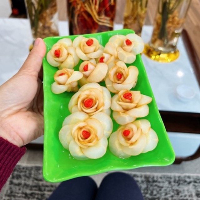 1 Hoa Điêu Khắc Sâm Hq bông 5 cánh