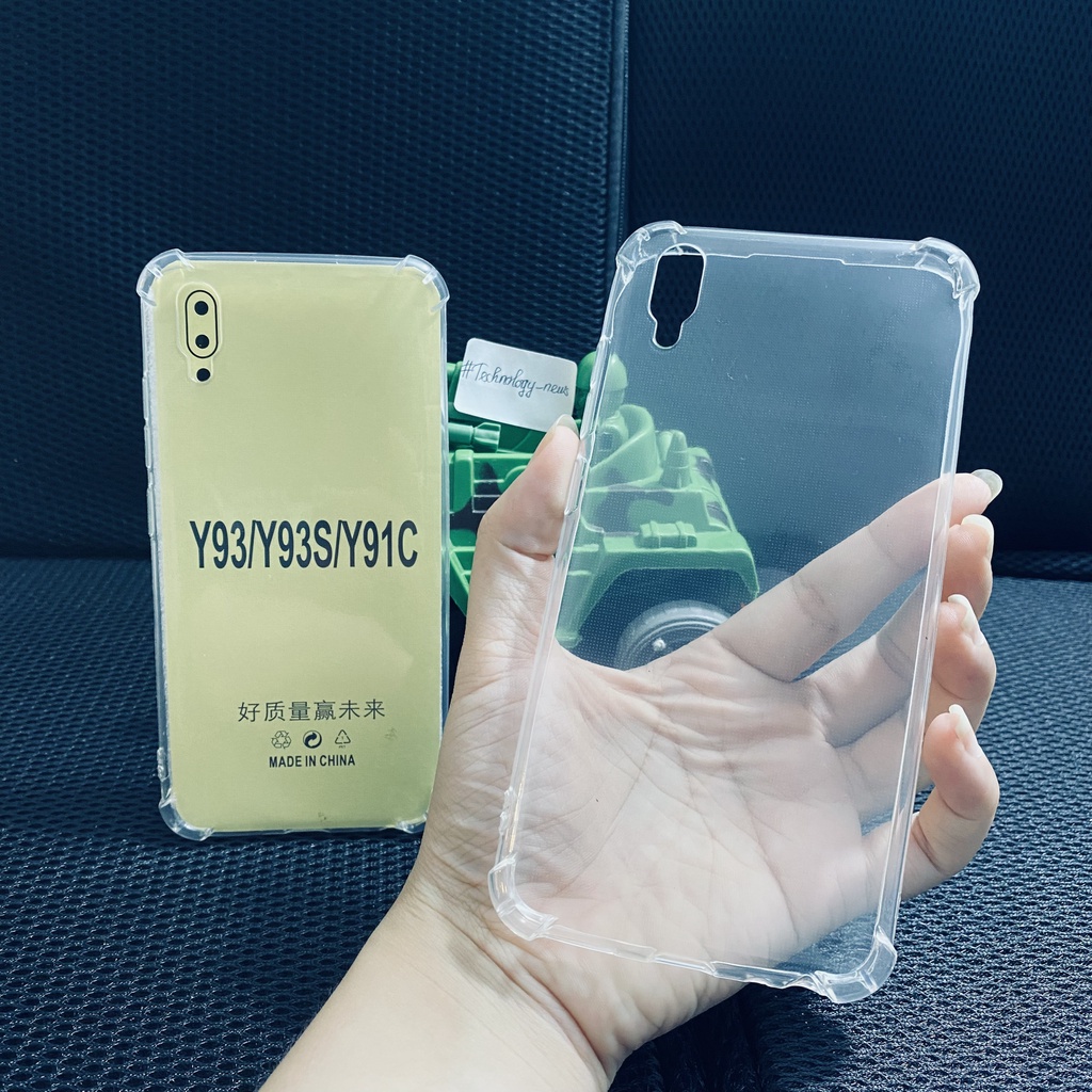 Ốp lưng chống sốc Vivo Y91c/ Y93 trong suốt chống va đập bo 4 góc